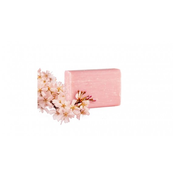 Yamuna - Cherry Blossom - Sapun aromaterapie presat la rece cu flori de cirese - 110gr