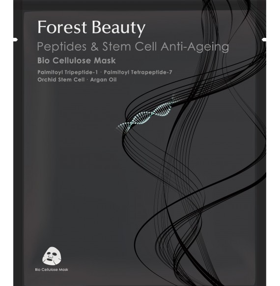 Forest Beauty - Masca bioceluloza anti-ageing cu peptide si celule stem - 30ml