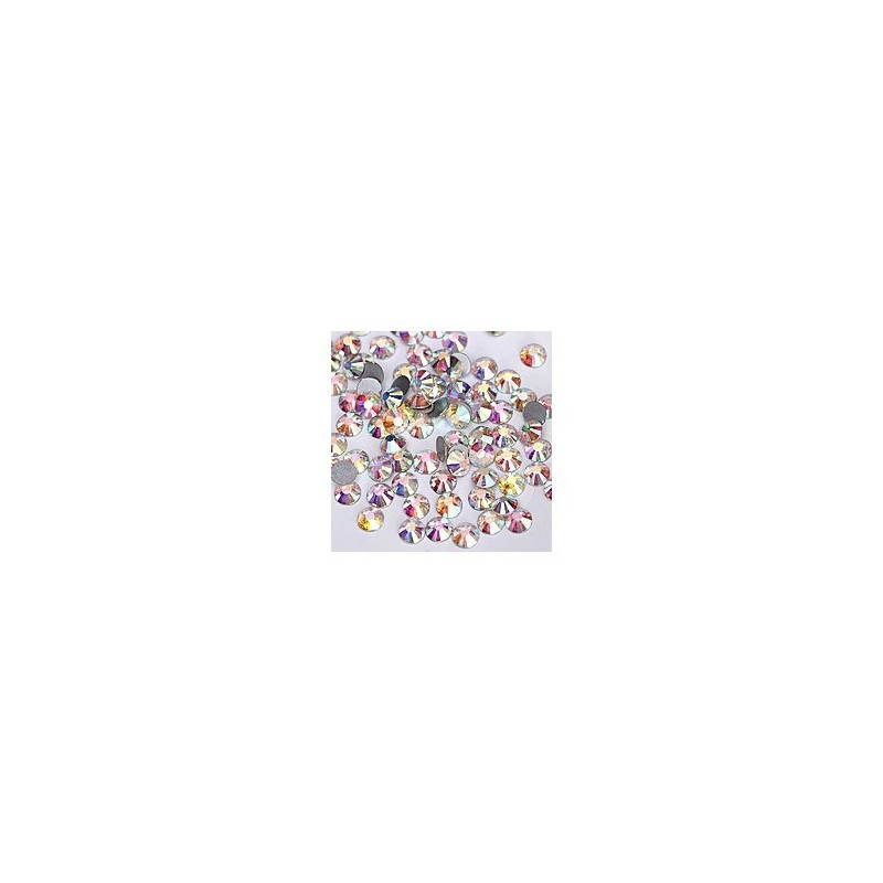 Pietre SWAROVSKI Crystal Aurore SS9 (1440 buc) pentru nail art unghii. Cristale autentice cu strălucire multidimensională, ideal