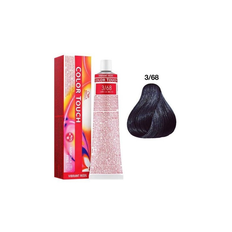 3/68 - vibrant reds - color touch | wella professionals  - 60 ml