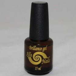 Strat de luciu - top gel - alfa nails brillance gel - 15 ml