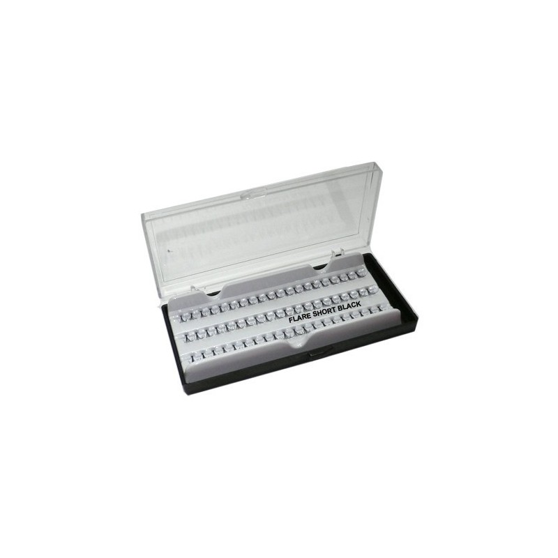 Short (scurt) - negru - gene false