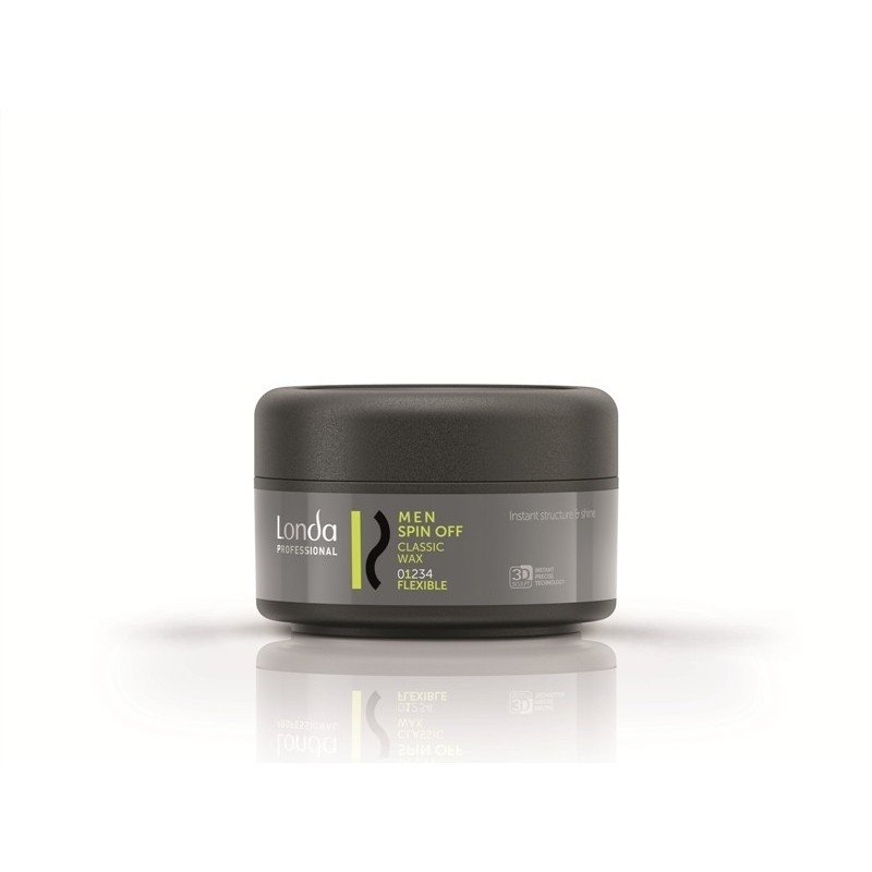 Ceară de păr Londa Professional Spin Off Classic Wax, 75ml, cu fixare flexibilă, pentru structură, strălucire intensă și protecț