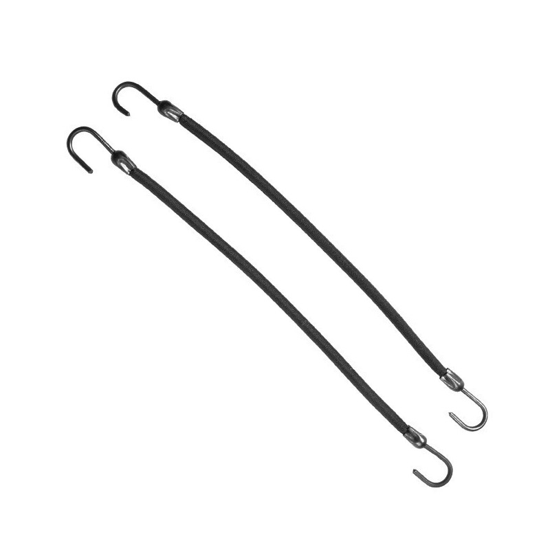 Eurostil | elastic pentru coc - negru - 12 buc - 00858