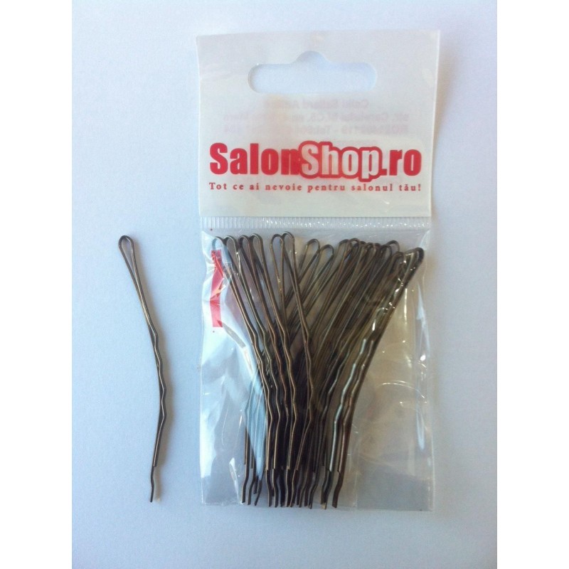 Salonshop- agrafe maro curbate 7cm, 20buc