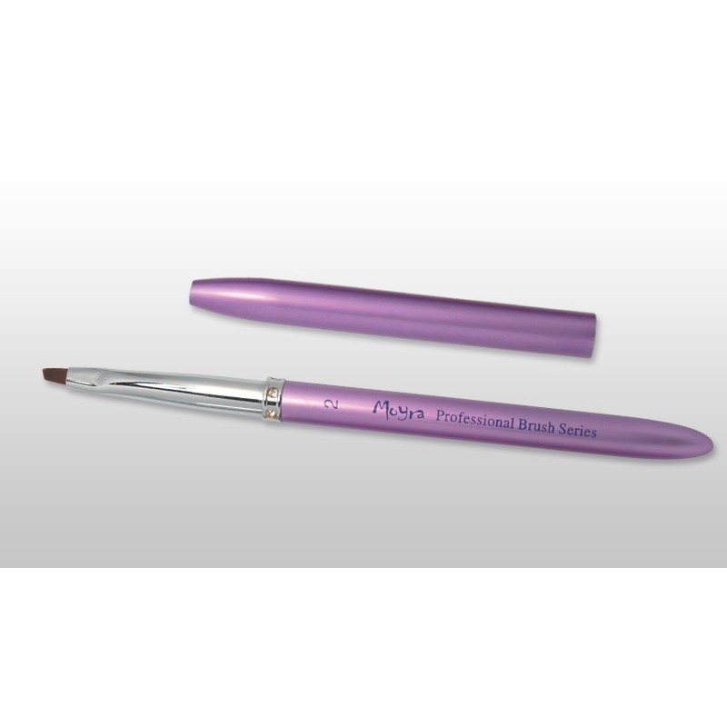 Moyra | pensula stras pentru gel - tesita - nr. 2