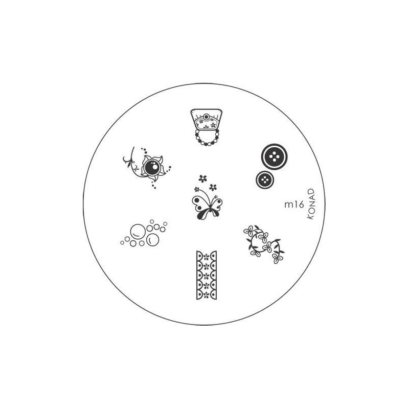 Konad | discheta cu modele - m16 - disc pentru stampila
