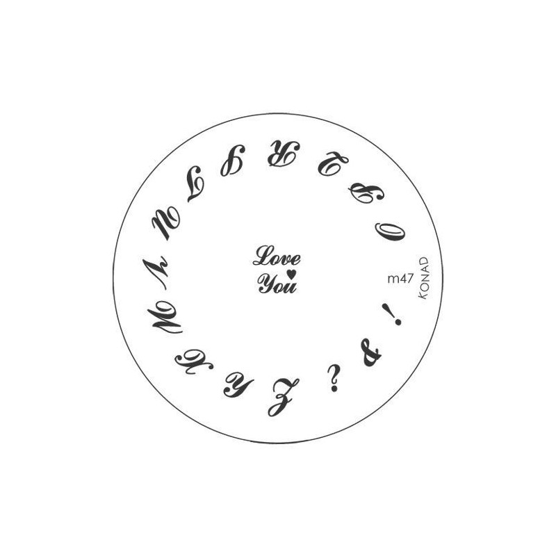 Konad | discheta cu modele - m47