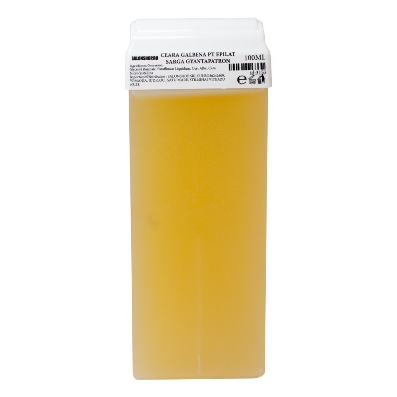 Ceara pentru epilare la patron - galben cu miere | 100 ml