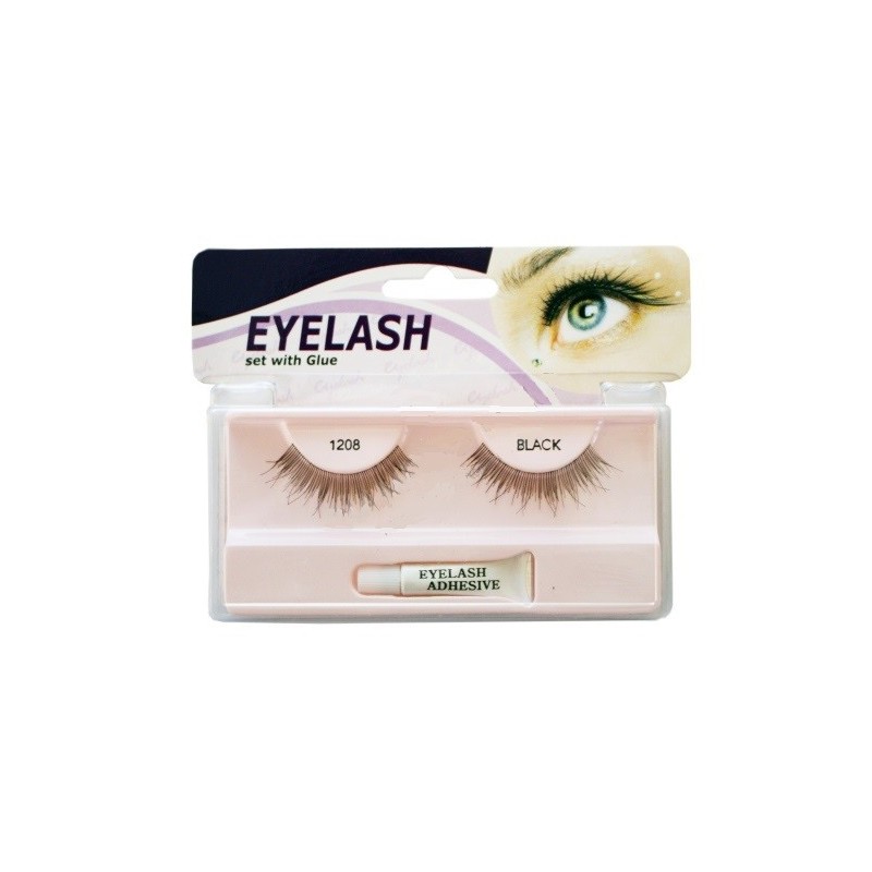 Gene false cu adeziv - 1208- eyelash se with glue