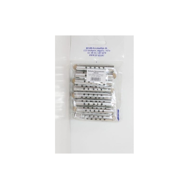 Bigudiuri cu bila - 10 mm -8 buc | Salonshop