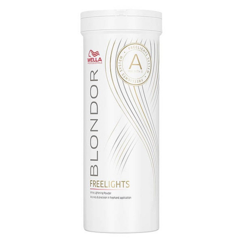 Pudra decoloranta - wella blondor freelights white lightening powder - 400 gr.