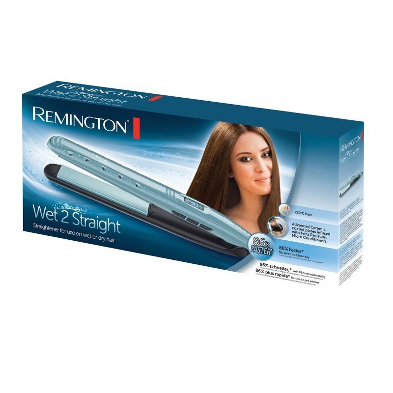Placa pentru par - s7300 - wet 2 straight - remington