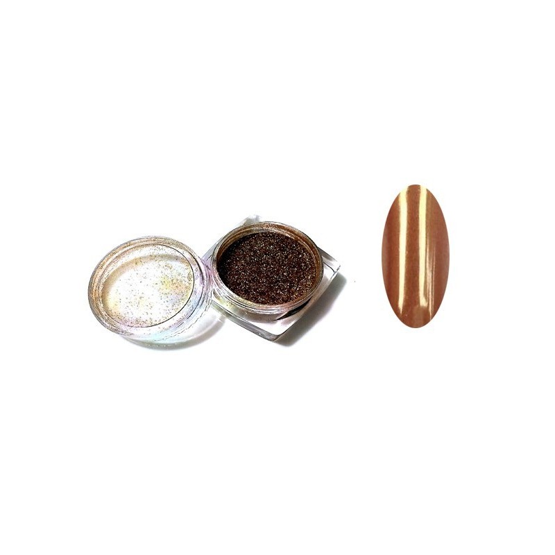 Chrome mirror - ornament praf pentru unghii - 339007