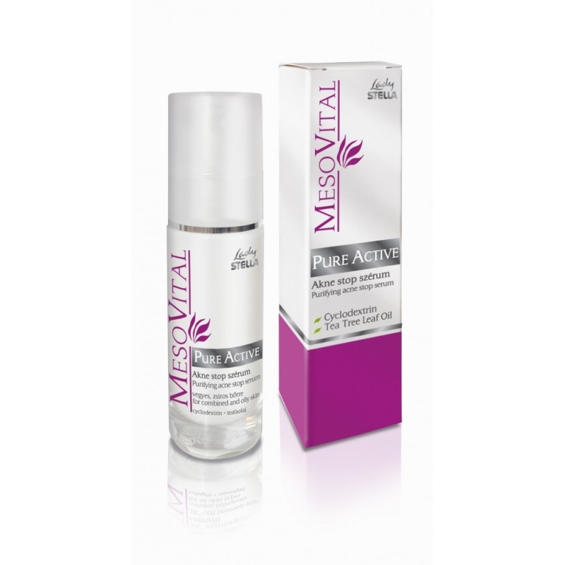 Lady stella - mesovital - pure active - ser antiacneic - 30ml
