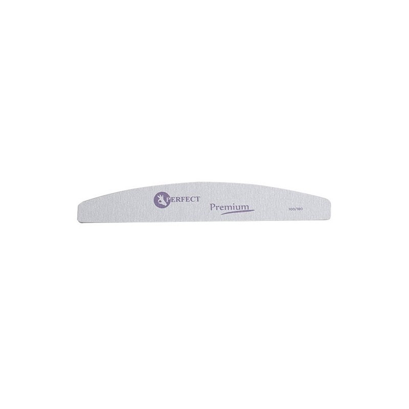 Pila Unghii Profesională Perfect Nails Semilună Zebra 100/180 | SalonShop.ro