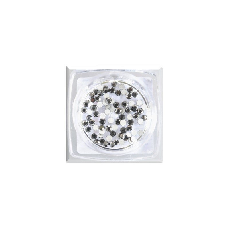 Moyra | pietre crystal - jet hematite - ss4 - 100 buc