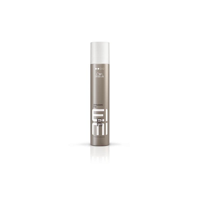 Wella EIMI Dynamic Fix 45s, lac fixativ profesional 500ml. Modelare rapidă, protecție termică, UV și anti-frizz pentru coafuri i