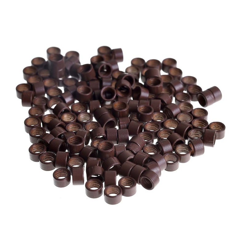 Mikro inel simplu - maro inchis - 4.5 mm - 100 buc