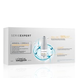 Fiola L'Oréal Professionnel Aminexil Advanced 6ml, tratament profesional contra căderii părului, cu Aminexil și Omega 6, pentru 