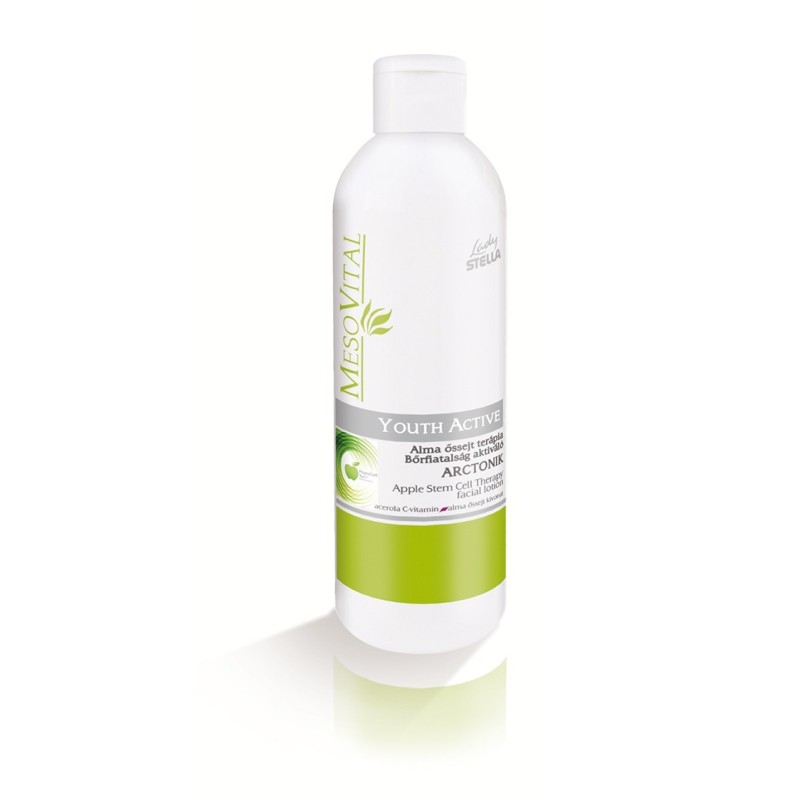 Tonic față LADY STELLA Mesovital Youth Active 250ml. Cu celule stem și Vitamina C din acerola, anti-îmbătrânire, ten radiant.