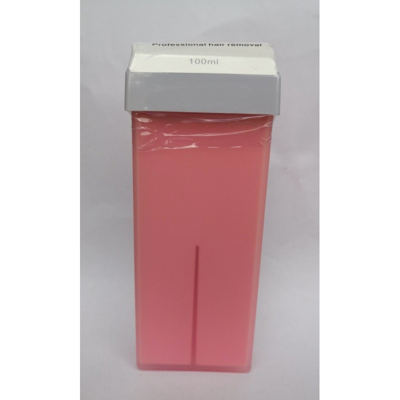 Recipient ceară epilare Salonshop "La Patron" 100ml, culoare Pink Neon. Soluție profesională pentru piele netedă acasă.