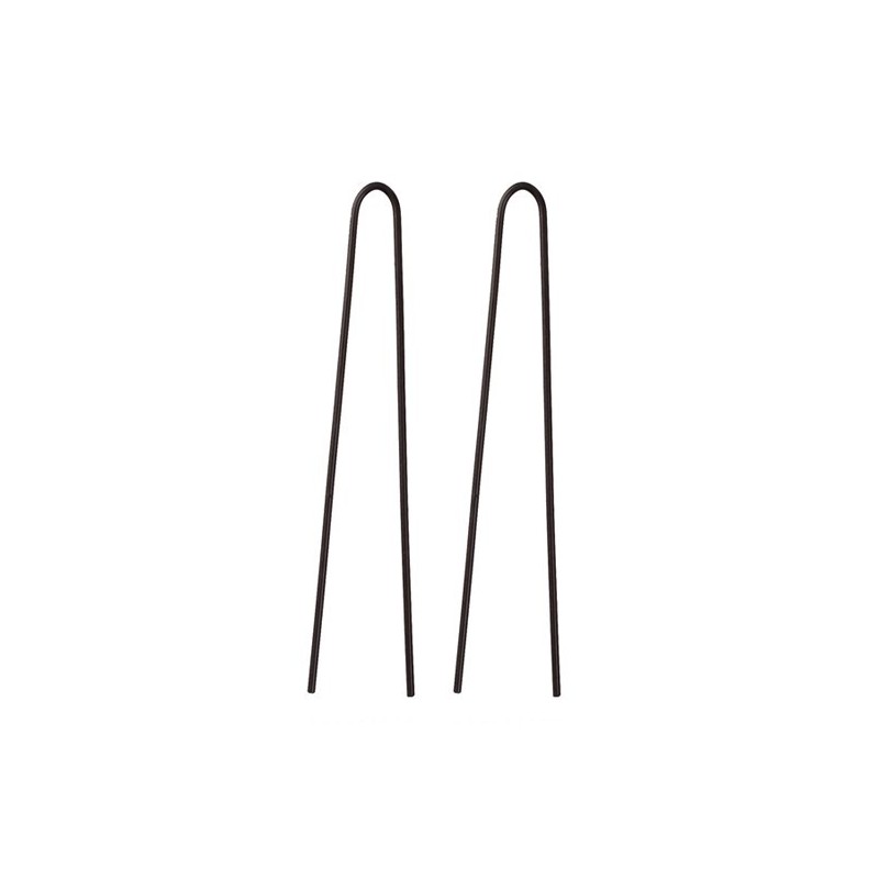 Eurostil | | ace pentru par - negre - 70mm - 01859/50 - 200 g.