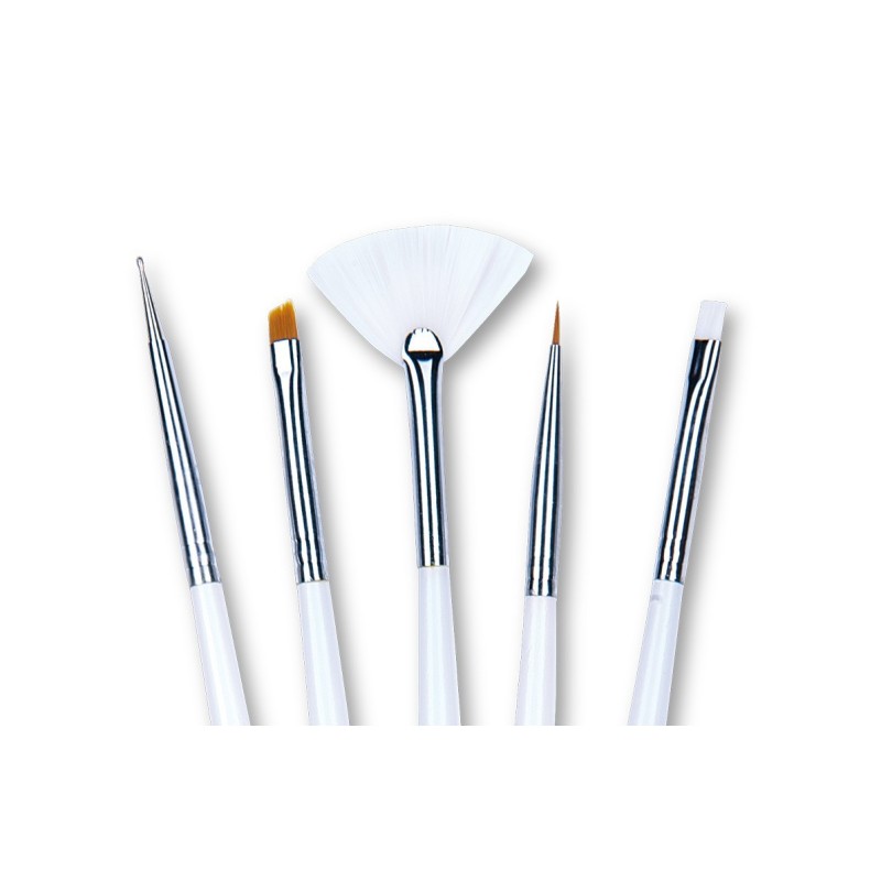 Set de pensule 5013 - din 5 bucati | Pearl Nails
