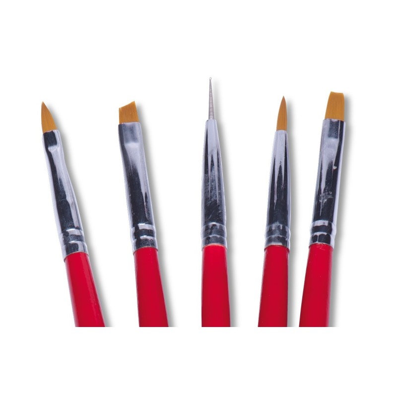 Set de pensule 5024 - din 5 bucati | Pearl Nails