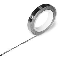 Banda decorativa - 6mm - argintiu | Pearl Nails