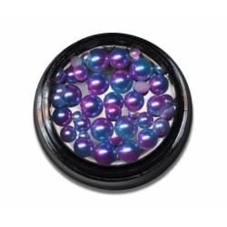 Perle deco - mix mov 2 | Pearl Nails