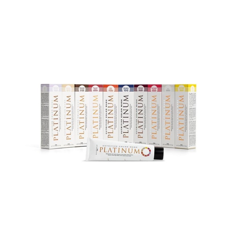 Mască colorantă profesională Hipertin Hi-Platinum Cupru 7040, 100ml. Vopsește, hidratează, reîmprospătează culoarea, fără amonia