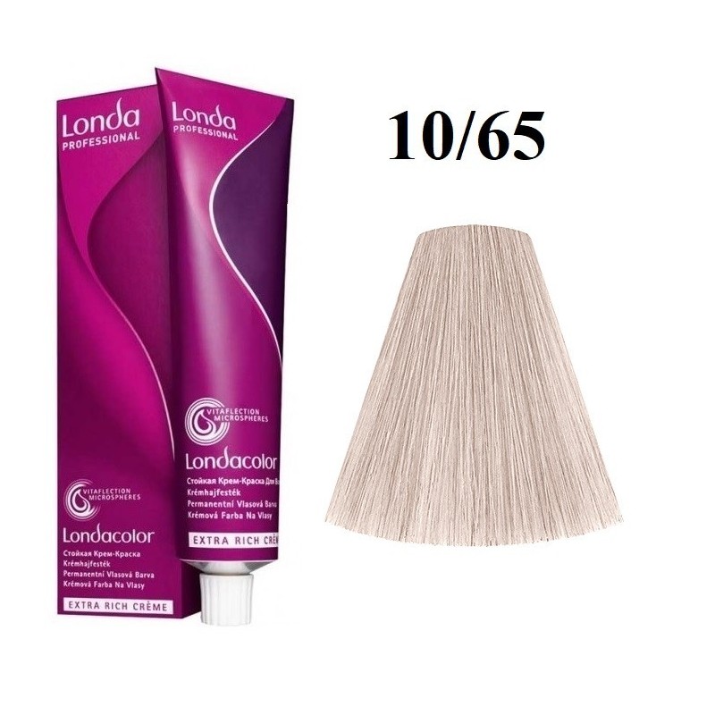 10/65 - blond solar violet rosu - Londacolor | Londa Professional | Vopsea de par permanent - 60 ml