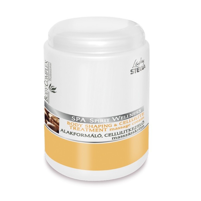 Lady stella - spa spirit wellness - crema de masaj anticelulitic cu cofeina - 1000ml