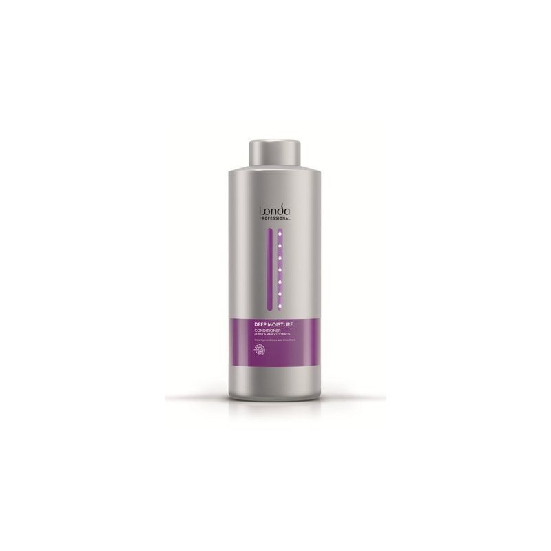 Londa Professional Deep Moisture balsam hidratant 1000ml pentru păr uscat și fragil. Oferă hidratare intensă, flexibilitate și s