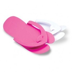 Papuci de pedichiura - alb/roz | Pearl Nails