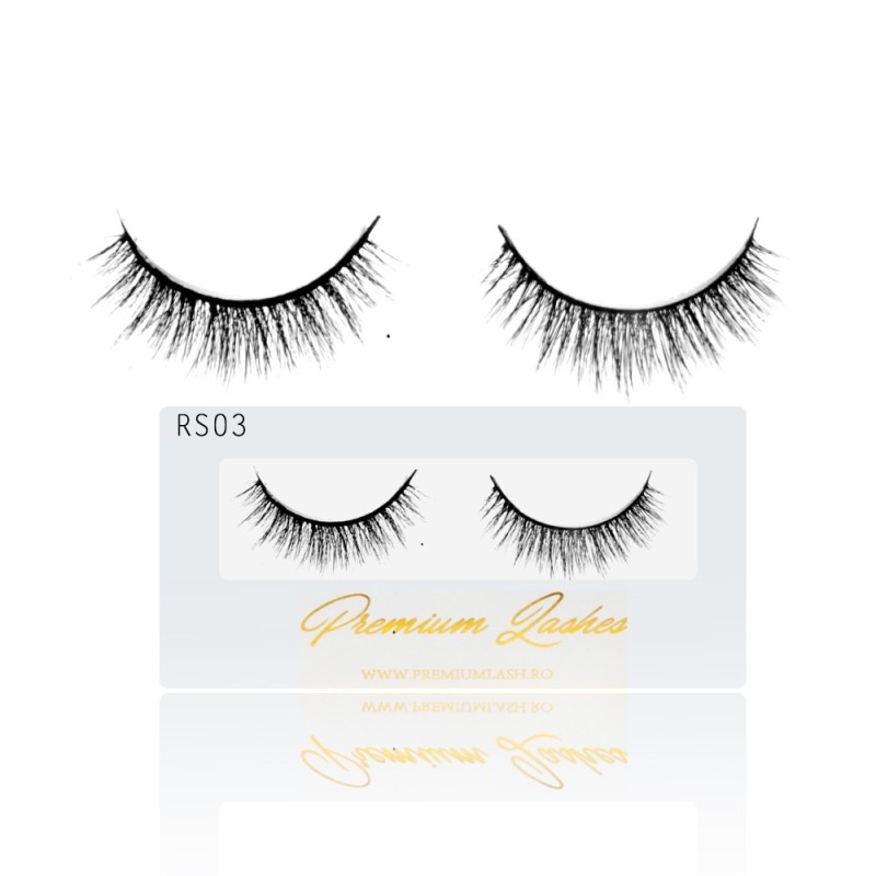 Premium lashes - volume 3d - gene false - banda - rs03