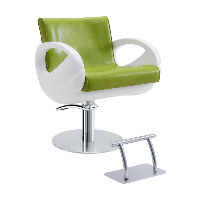 Stella - scaun de coafura - sx 635a - alb/verde