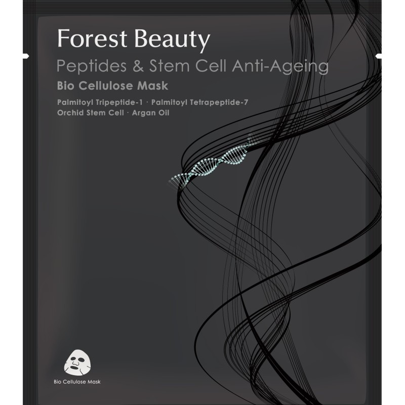 Forest beauty | masca bioceluloza anti-ageing cu peptide si celule stem - 30ml