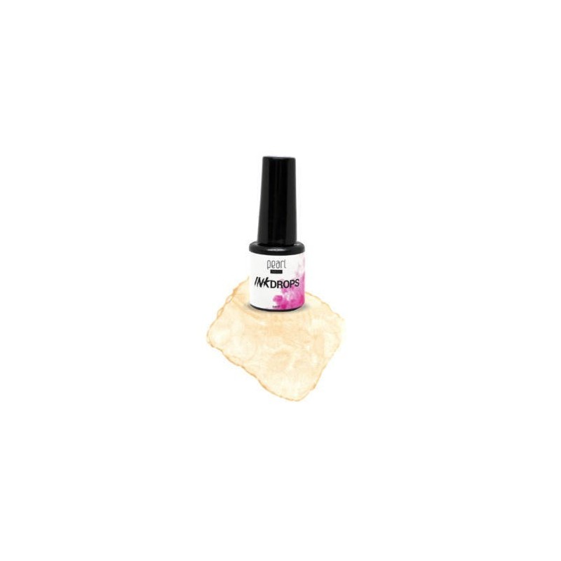 Inkdrops - cerneala decorativa - auriu metalizat - nr. 50 | Pearl Nails