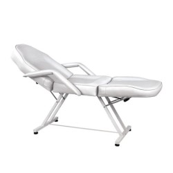 Pat cosmetic Salonshop alb, esențial pentru estetică profesională. Design funcțional, confortabil și ușor de igienizat pentru or