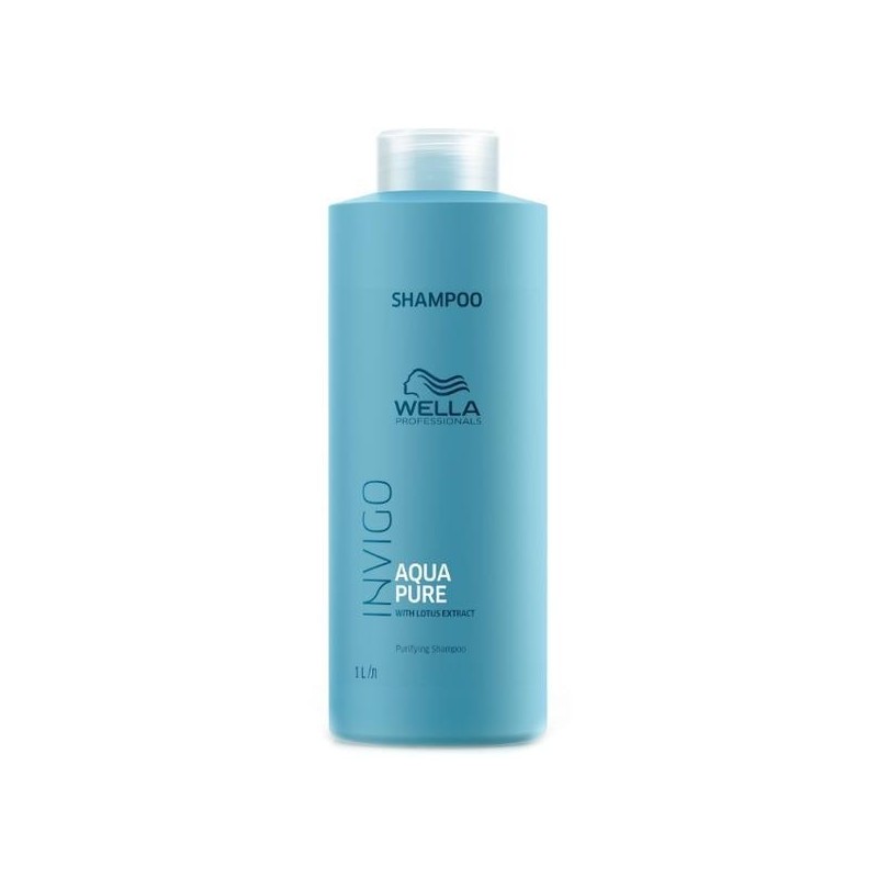 Wella professionals | invigo - aqua pure - sampon purifiant pentru par gras - 1000ml