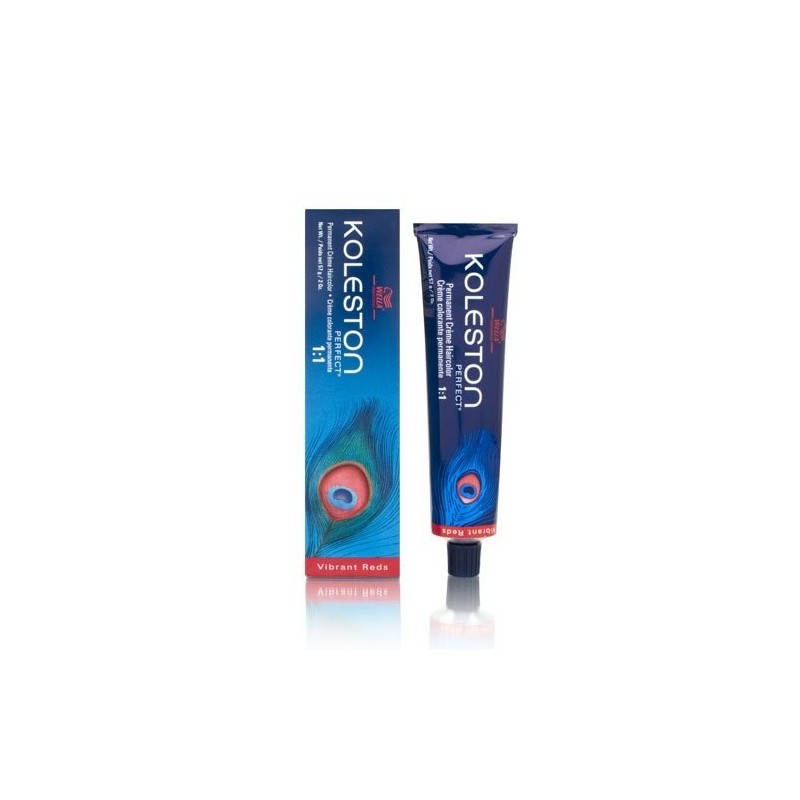 6/45 - blond inchis cupru rosu - koleston perfect - vopsea crema de par permanent | wella professionals - 60 ml