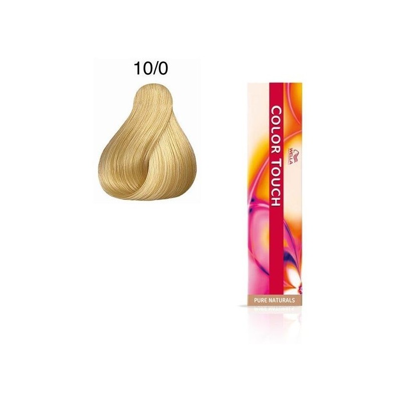 10/0 - pure naturals - color touch | wella professionals  - 60 ml