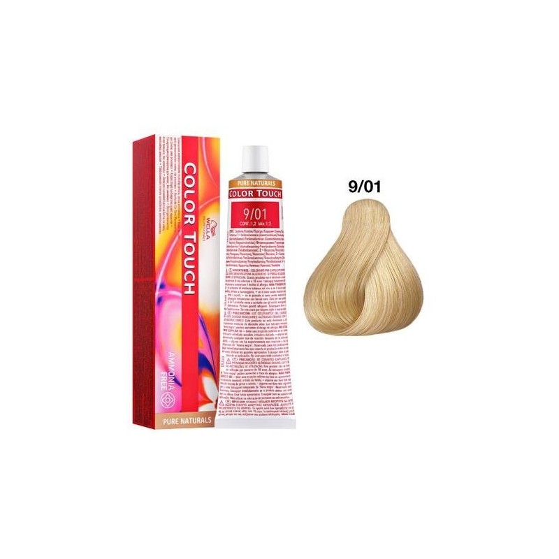 9/01 - pure naturals - color touch | wella professionals  - 60 ml