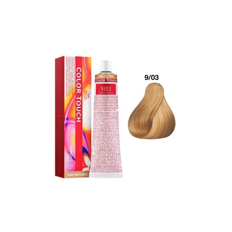 9/03 - pure naturals - color touch | wella professionals  - 60 ml