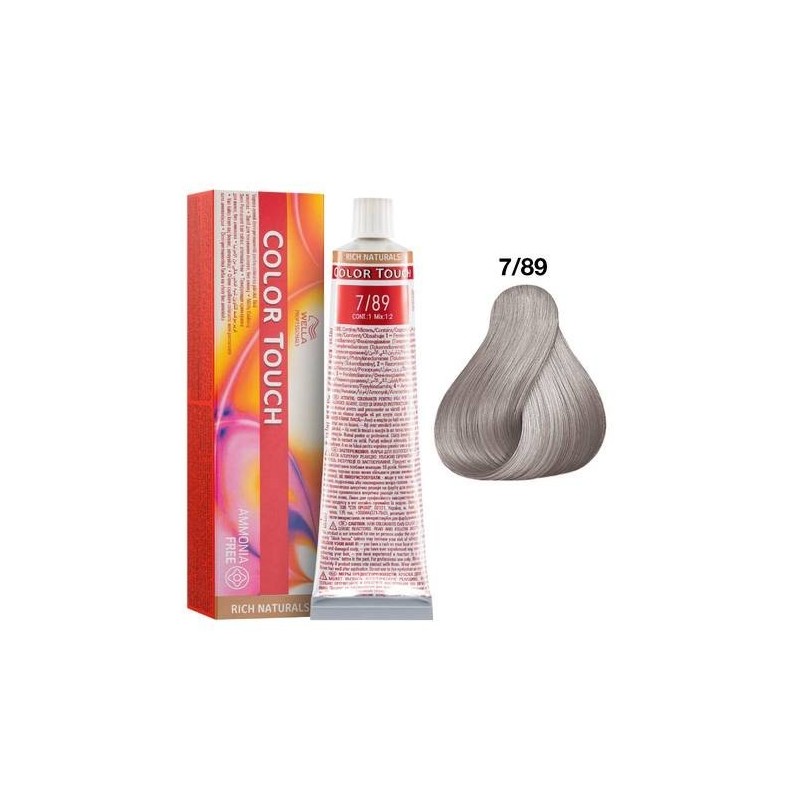 7/89- rich naturals - color touch | wella professionals  - 60 ml