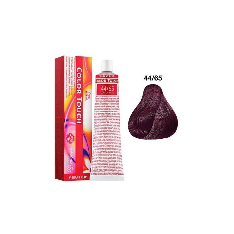 44/65 - vibrant reds - color touch | wella professionals  - 60 ml