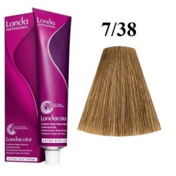 7/38 - blond mediu auriu perlat | vopsea londacolor | londa professional - 60 ml