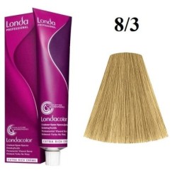 8/3 - blond deschis auriu - Londacolor | Londa Professional | Vopsea de par permanent - 60 ml